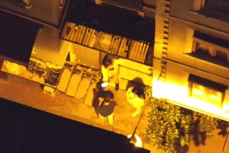 Beyoğlu'nda dronlu denetimde 4 kişiye fuhuş suçundan işlem