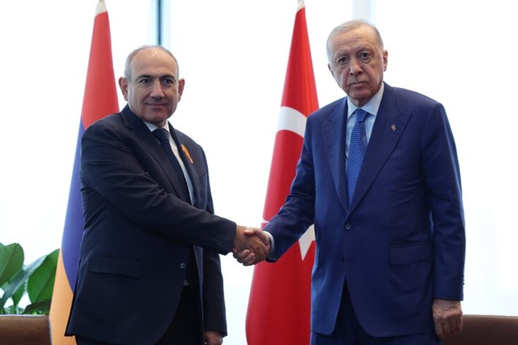 Erdoğan New York'ta Paşinyan ve Irak Başbakanı Zeydi ile Görüştü