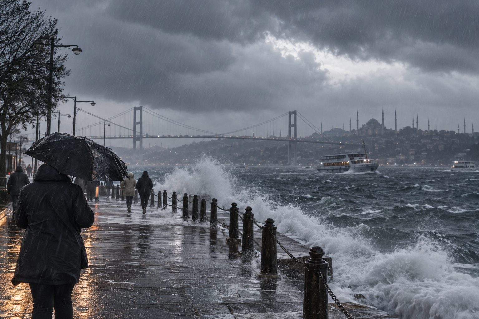 İstanbul'da sağanak ve fırtına riski hafta sonuna kadar sürecek