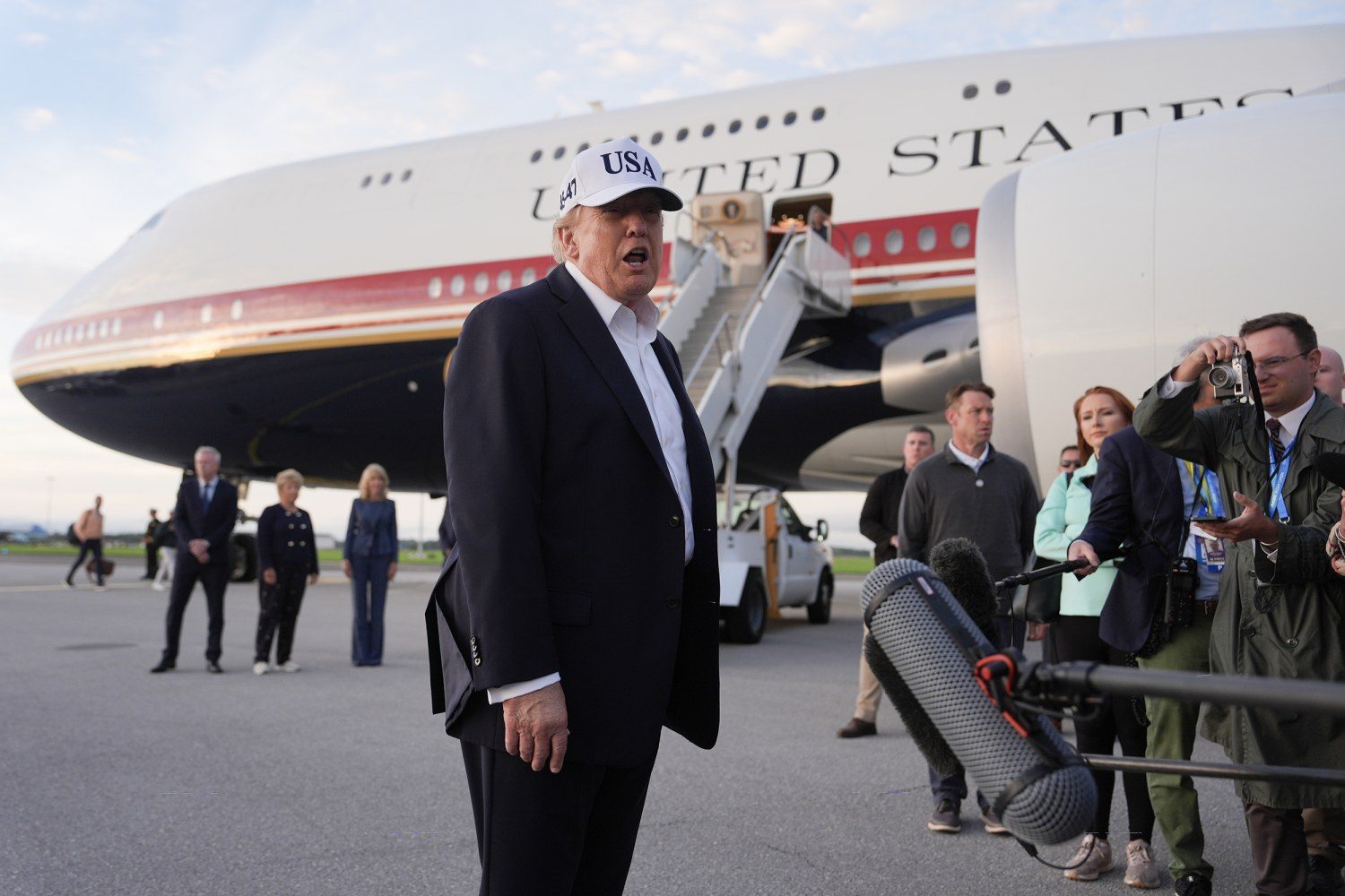 Trump’ın Tennessee gezisinde televizyon havuzu kurulmadı