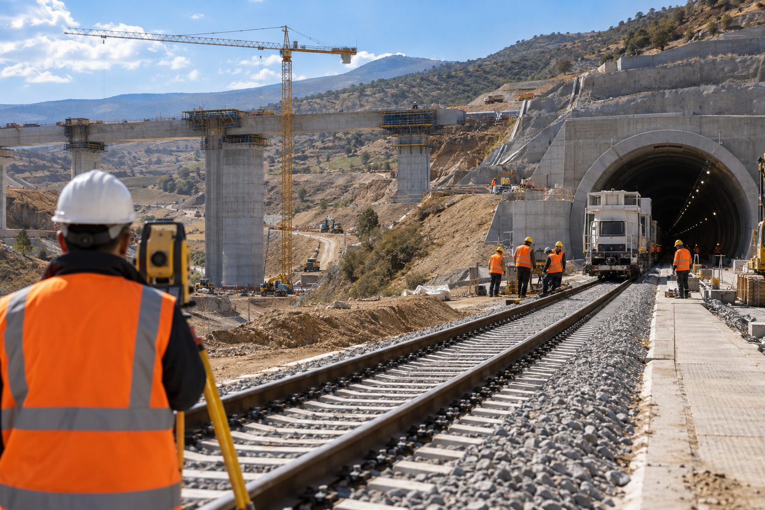 Ankara-Samsun hızlı tren hattında ilerleme yüzde 40'ı aştı