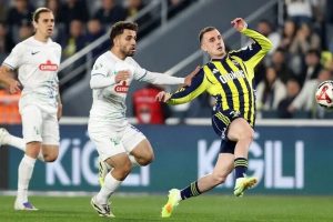 Çaykur Rizespor-Fenerbahçe maçında hedef üst sıralar