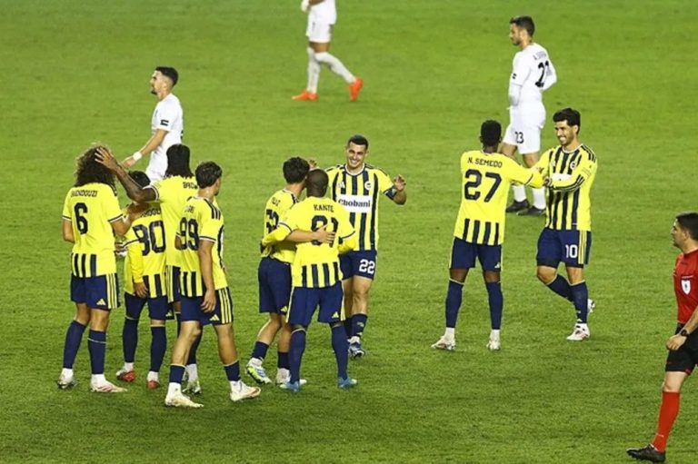 Fenerbahçe, Turan Tovuz’u 2-0 yenerek hazırlık maçını kazandı