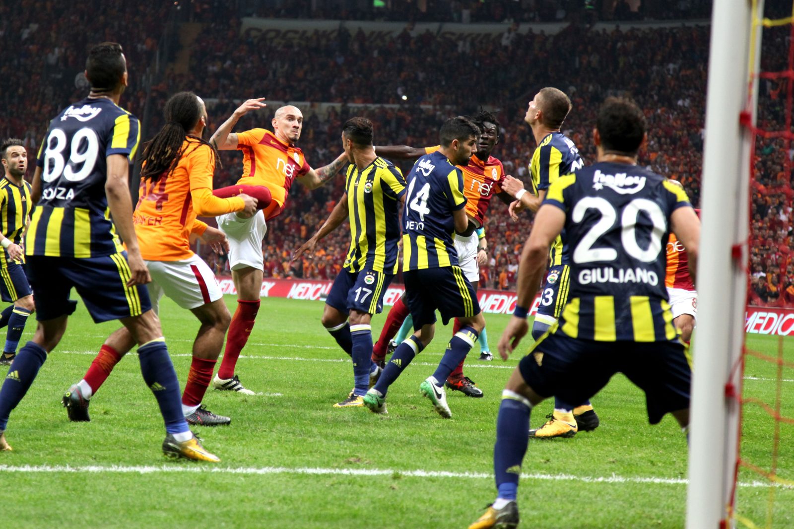 Derbilerdeki gollerin yüzde 84'ünü yabancılar attı