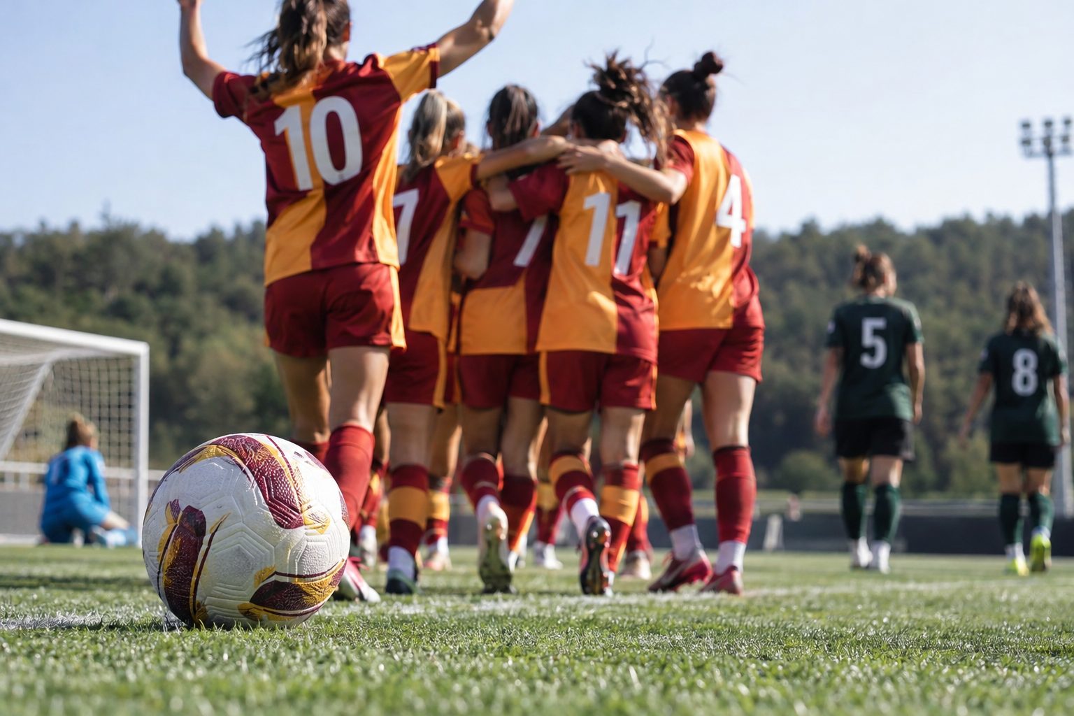 Galatasaray Kadın Futbol Takımı, Şile Bilgidoğa'yı 22-0 yendi
