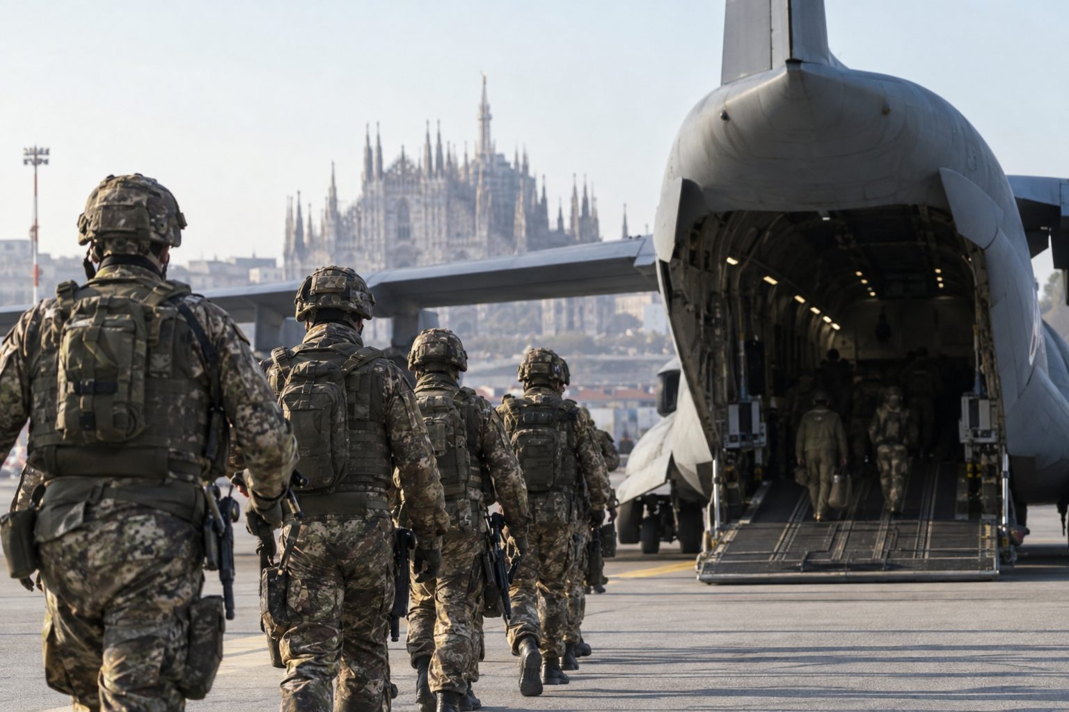 İtalya, Milano'ya 500 asker gönderme kararı aldı