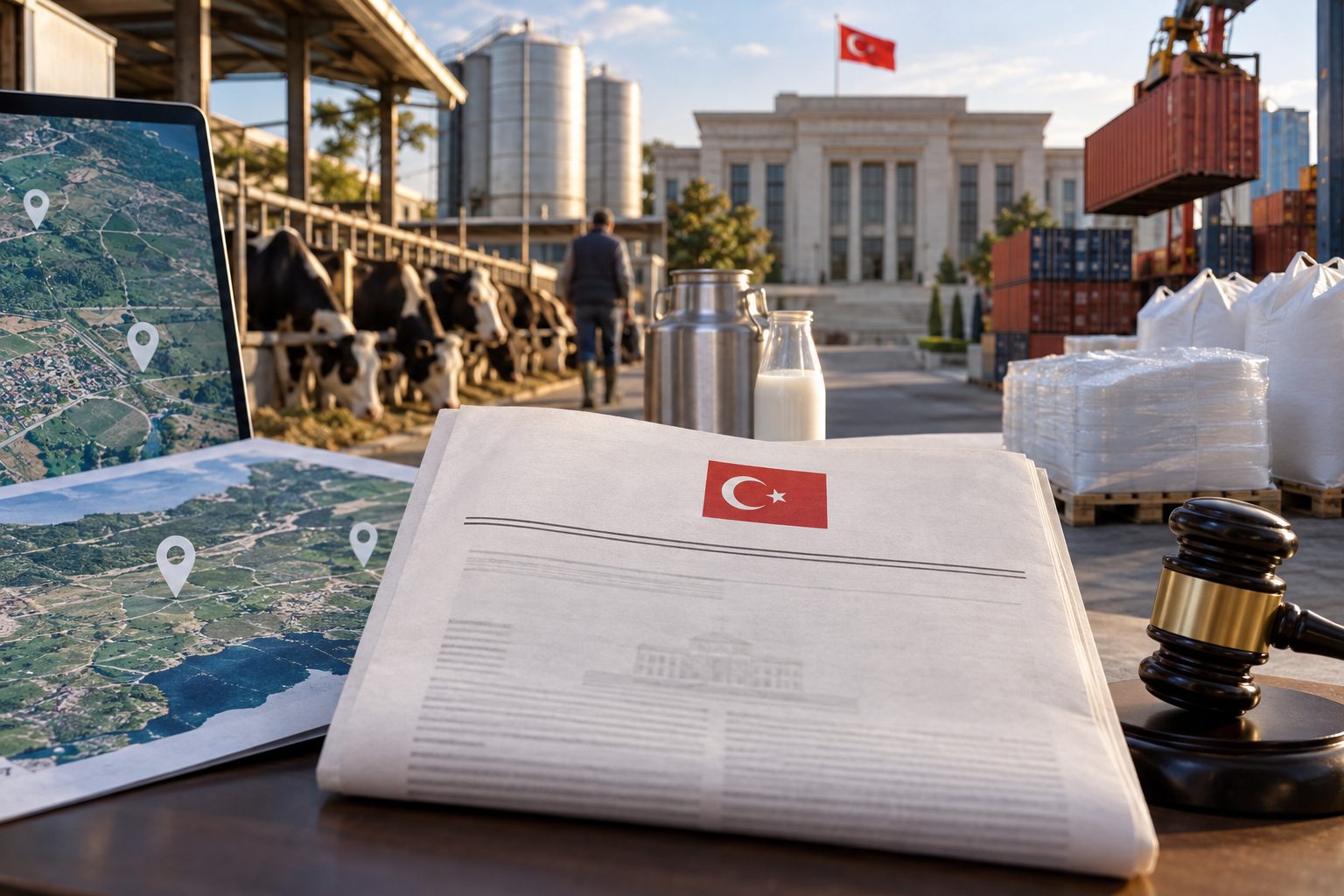 Resmî Gazete'de coğrafi veri, süt desteği ve ithalat düzenlemeleri