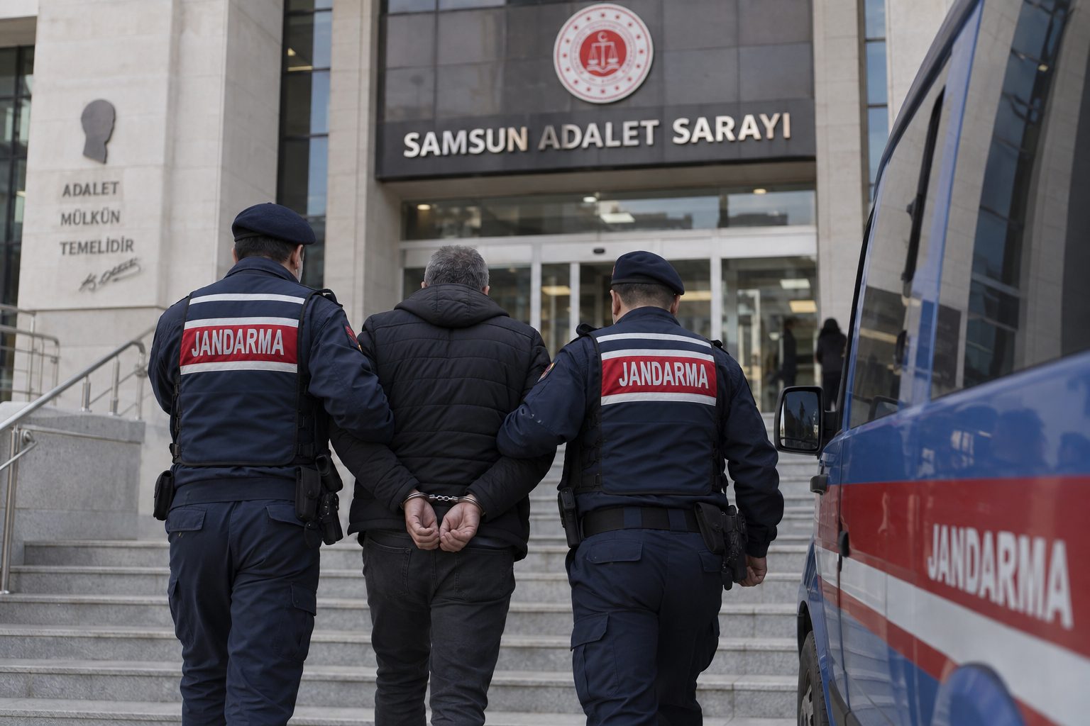 Samsun'da 10 yıl hapis cezası bulunan hükümlü yakalandı