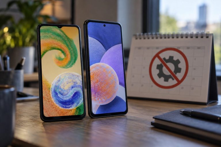 Samsung Galaxy A04s ve A23 5G için düzenli destek sona erdi