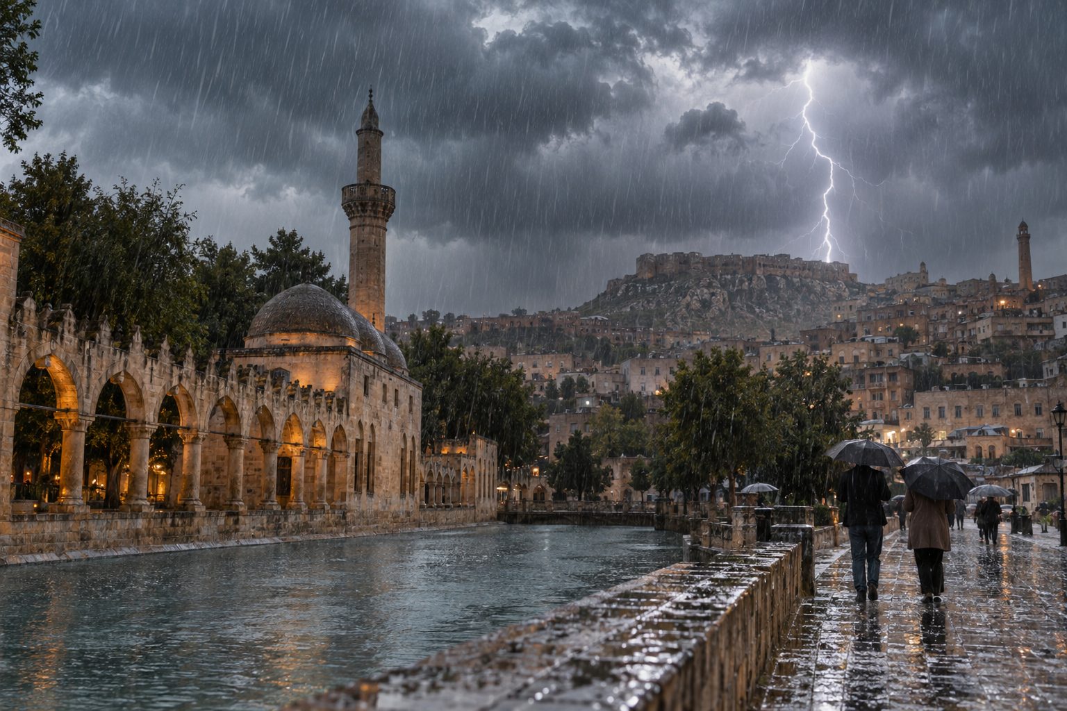 Şanlıurfa ve Mardin'de kuvvetli sağanak uyarısı