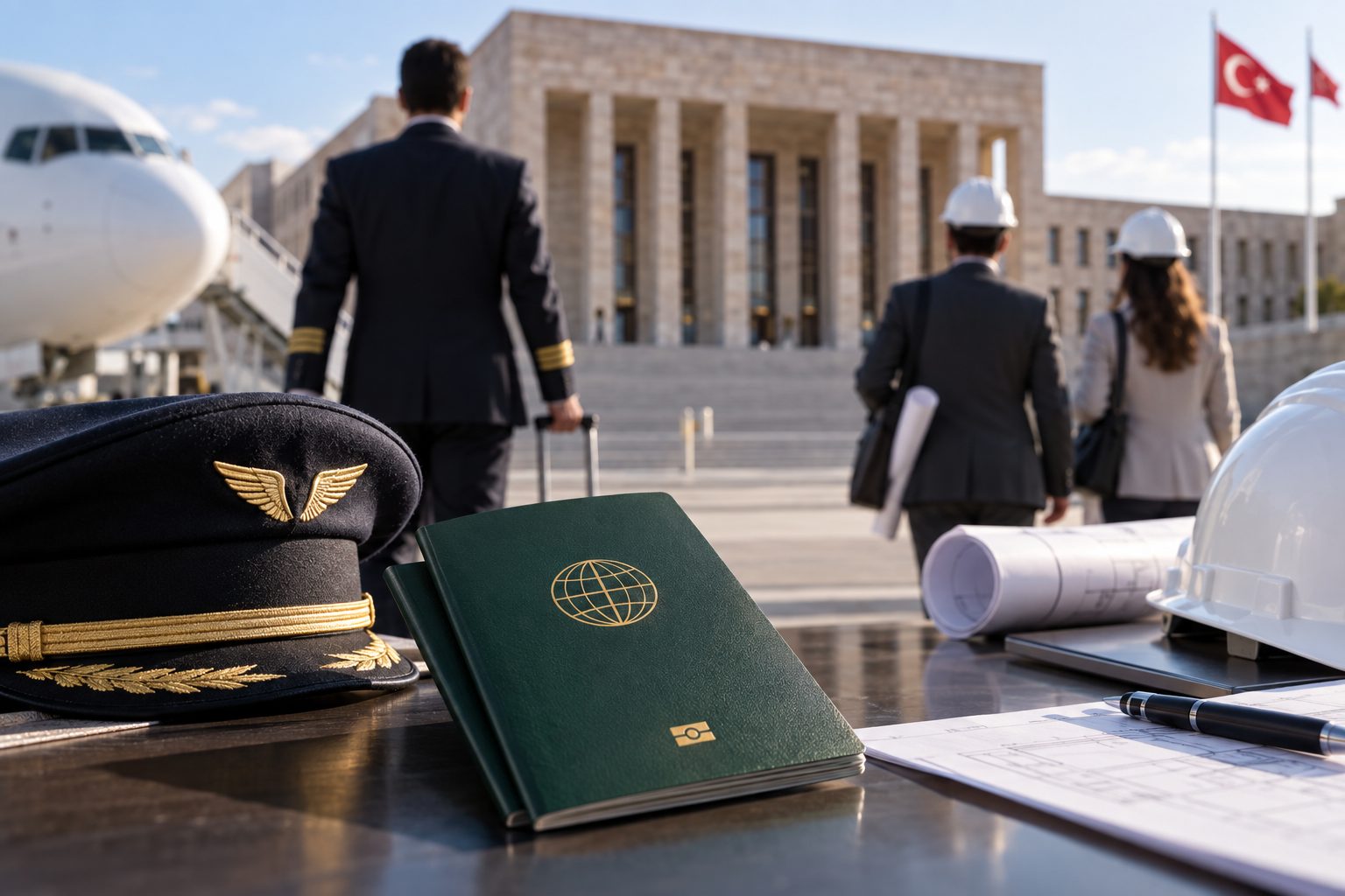 TBMM'de pilot, mühendis ve mimarlara yeşil pasaport teklifi
