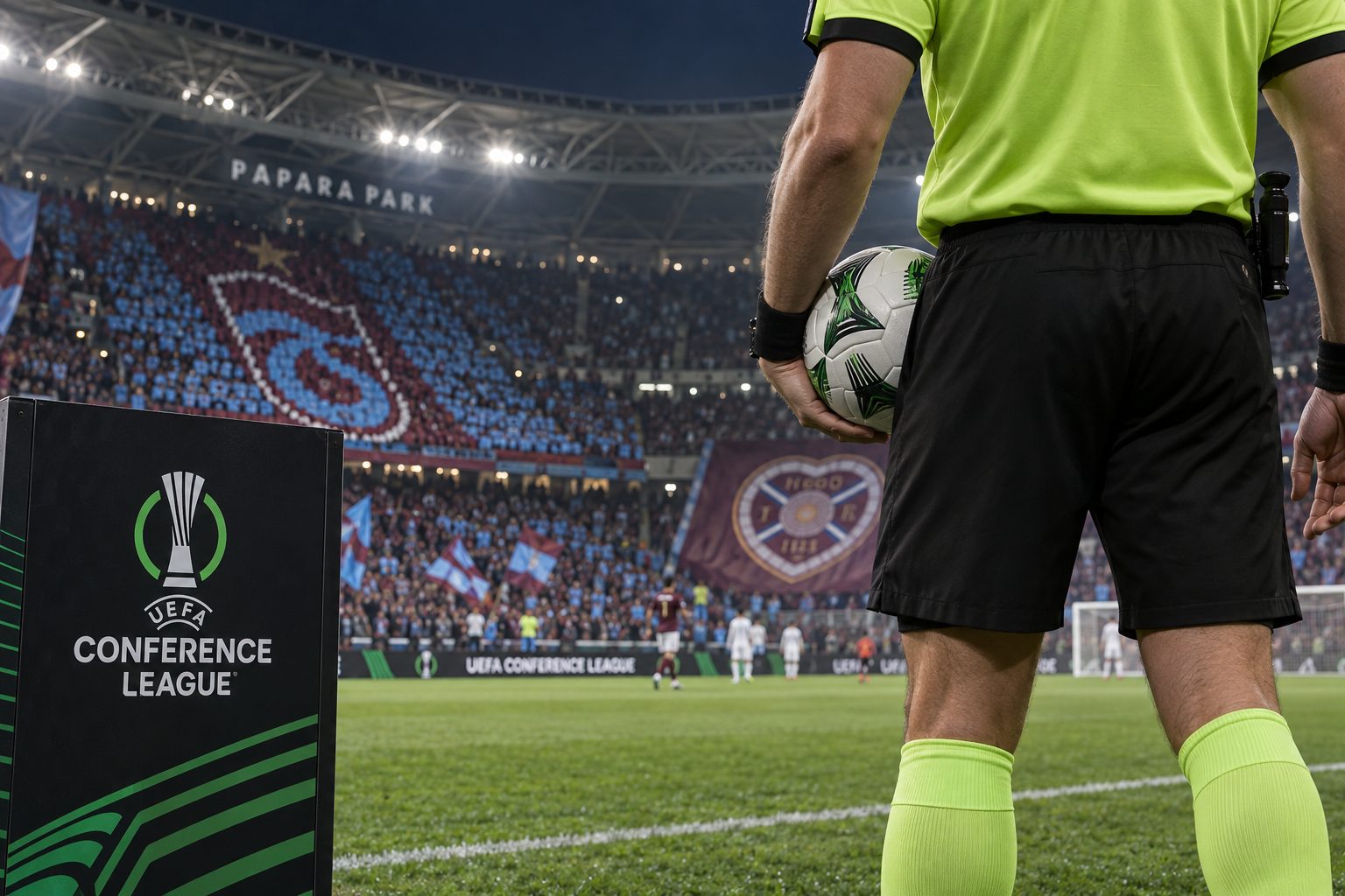 Trabzonspor-Hearts maçına Belçikalı Lawrence Visser atandı