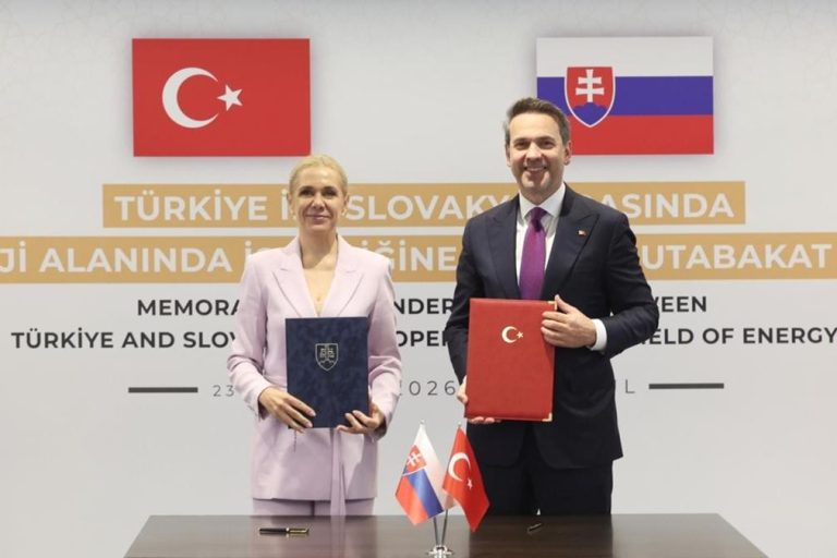 Türkiye ile Slovakya enerji işbirliği için mutabakat imzaladı