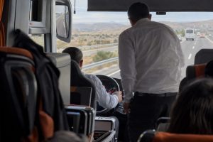 Van-Bursa otobüsünde seyir hâlindeyken sürücü değişimi yapıldı